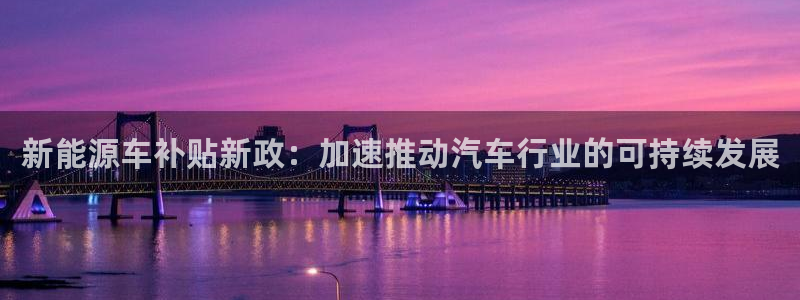 新宝gg 内部 8：新能源车补贴新政：加