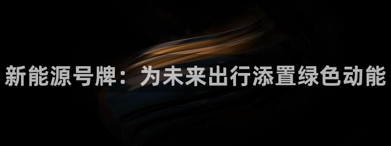 新宝gg招商89188：新能源号牌：为未